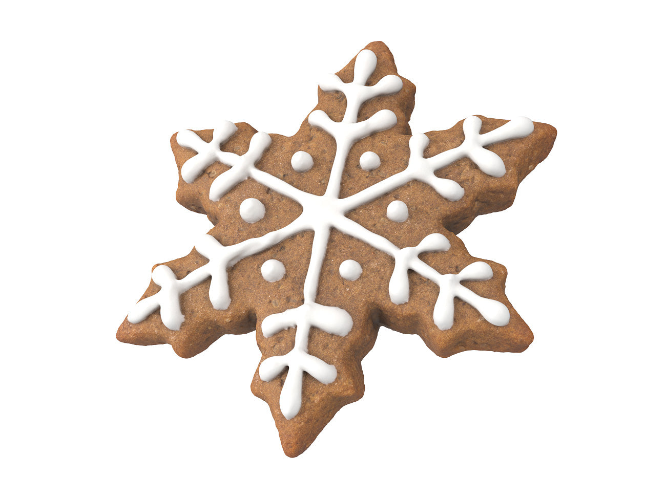 Gingerbread Snowflake #2