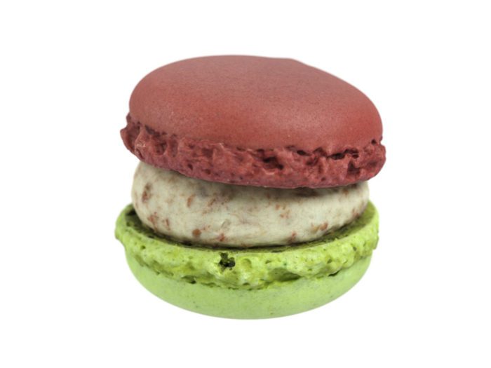 side view rendering of a macaron 3d model