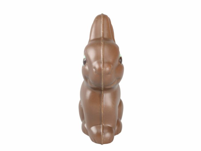 front view rendering of a chocolate easter bunny 3d model