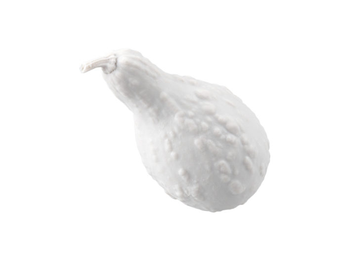 clay rendering of a decorative gourd 3d model