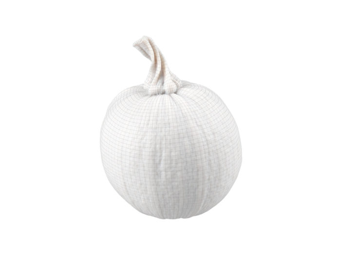 wireframe rendering of a decorative gourd 3d model