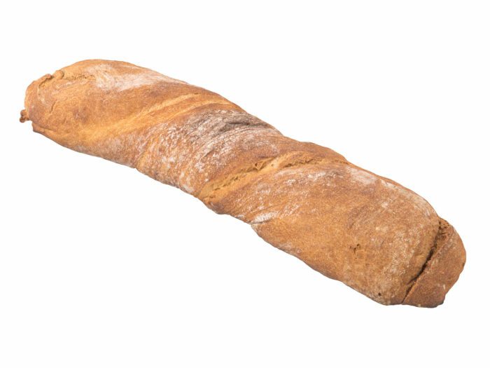 perspective view rendering of a bread 3d model