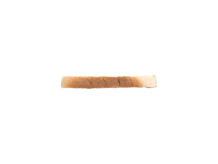 side view rendering of a toast 3d model