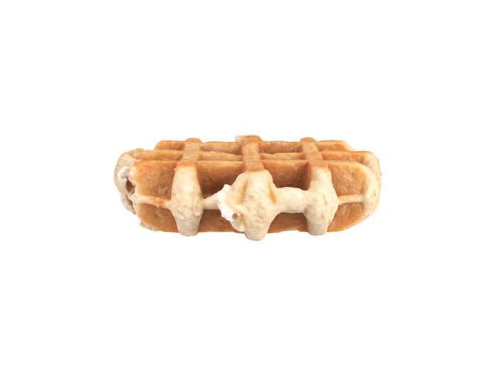 side view rendering of a waffle 3d model