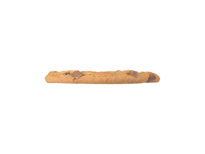 side view rendering of a cookie 3d model
