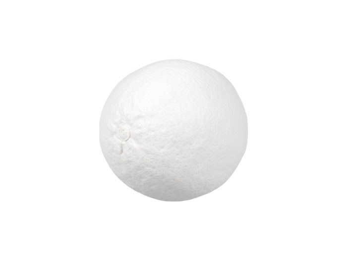 clay rendering of a lime 3d model