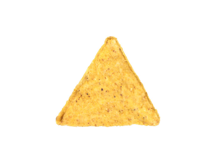 back view rendering of a tortilla chip 3d model