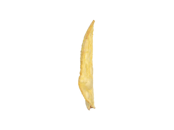 side view rendering of a potato chip 3d model